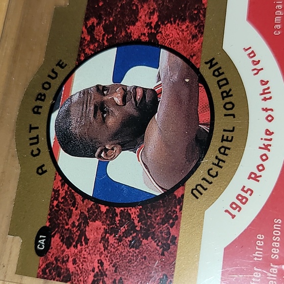 Michael Jordan. Upper Deck. A Cut Above. Rookie of the Year - Picture 6 of 6